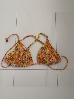 Target Floral Bikini Top
